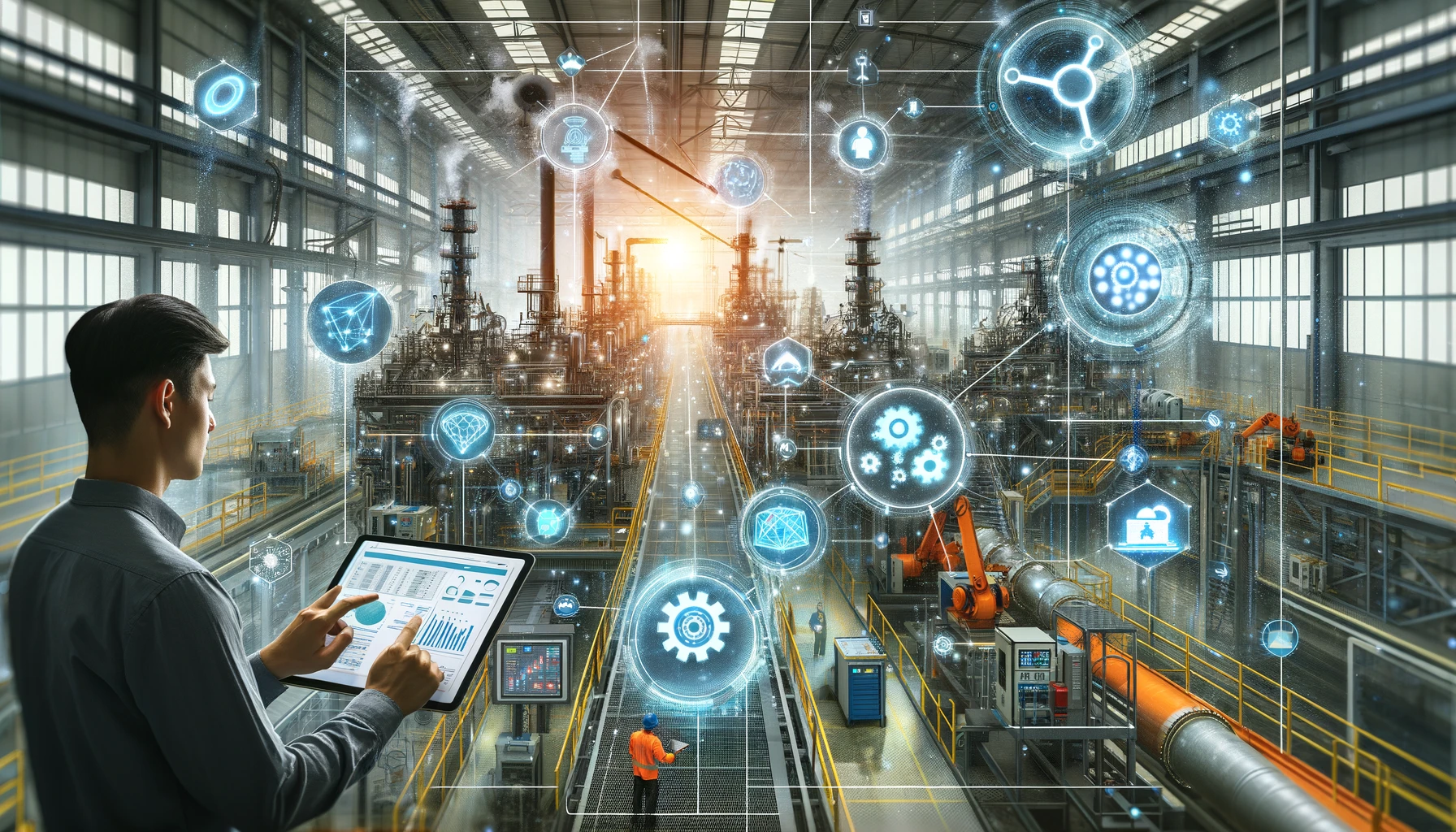 Industrial Internet of Things (IoT) used for predictive maintenance